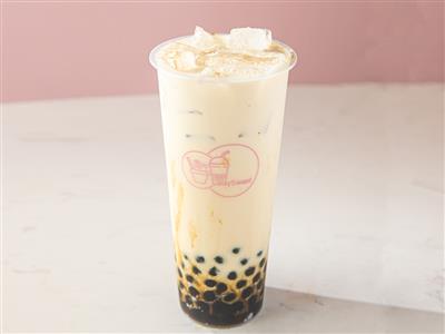 Order Oolong Boba Milk Tea food online from Lady Sweet Cafe store, Streamwood on bringmethat.com