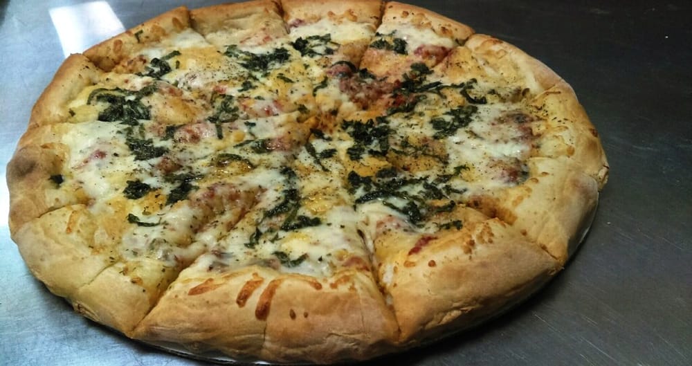 Order Margarita Meets Bianco Pizza food online from Angello 2 Go store, Canton on bringmethat.com