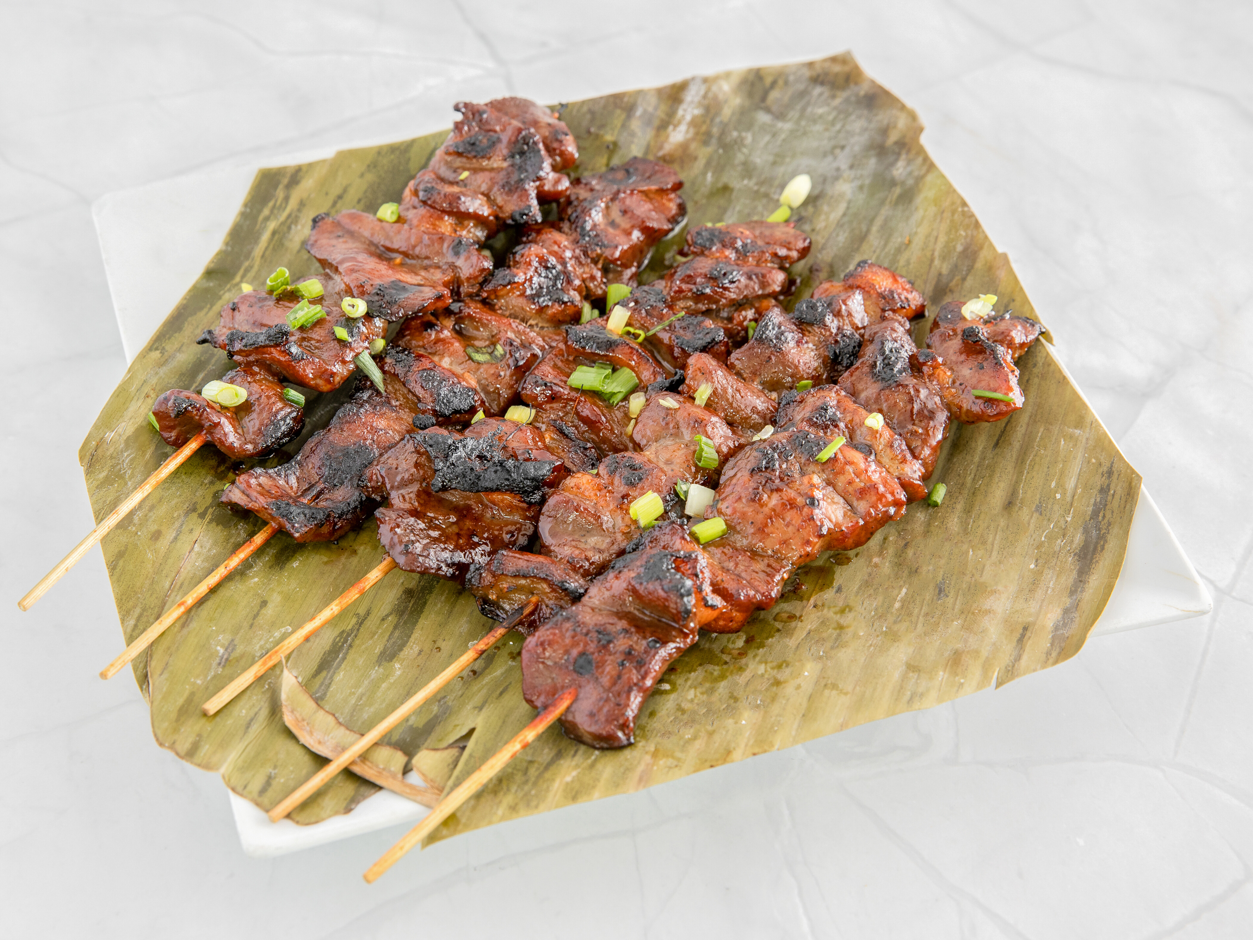 Order Pork Barbecue in Skewers food online from The Dancing Crabs store, Chino on bringmethat.com