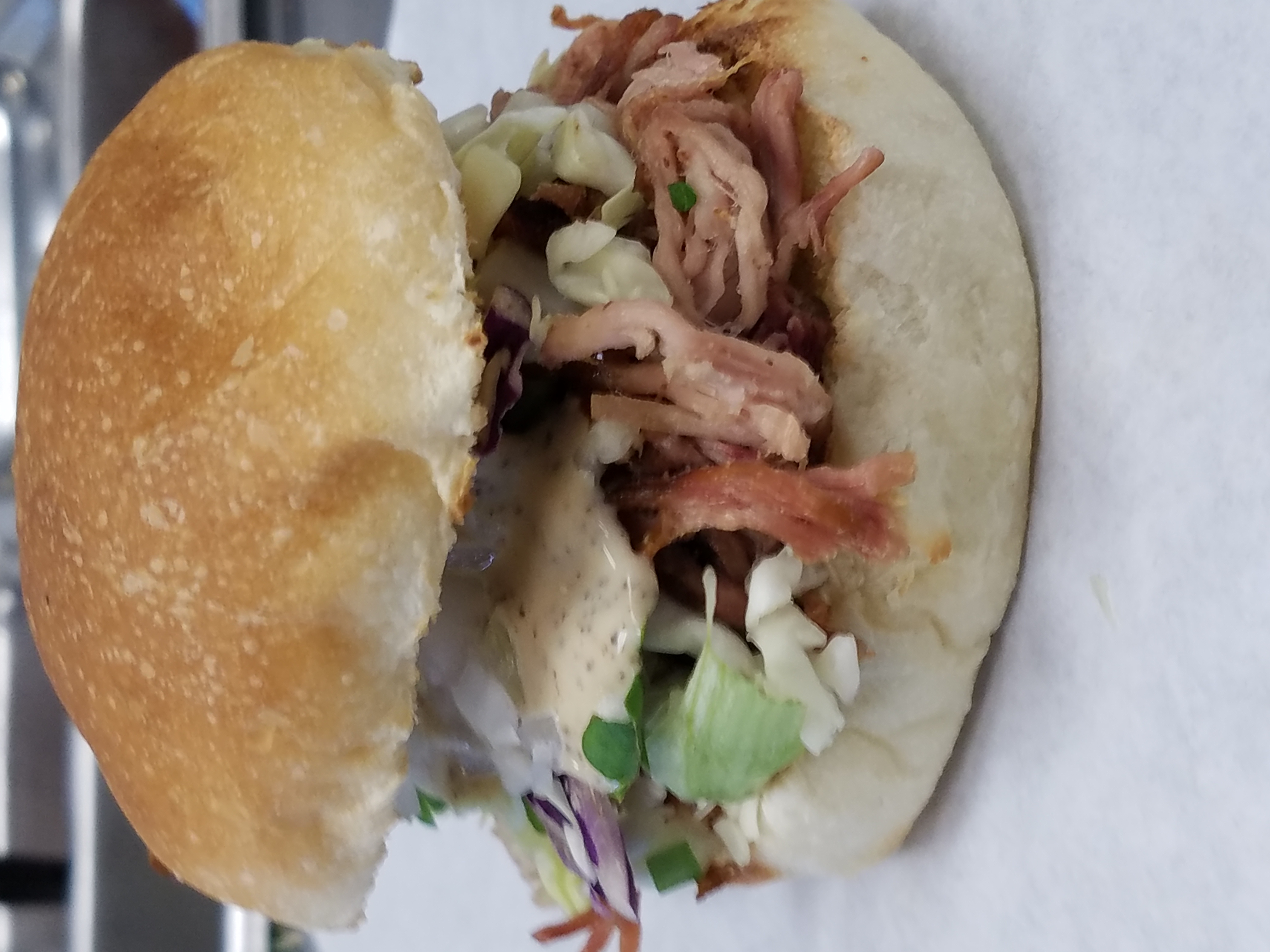 Order Pulled Pork Slider food online from Doglicious Hot Dogs store, Glendale on bringmethat.com