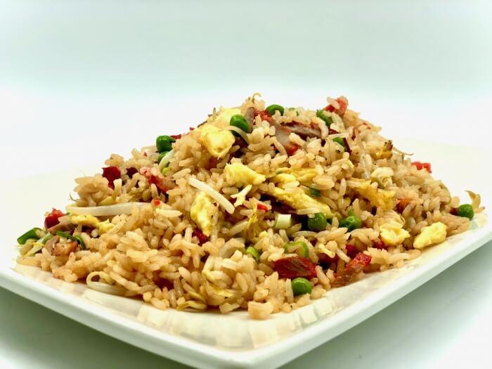 Order BBQ PORK FRIED RICE food online from Kim Son Cafe  store, Houston on bringmethat.com