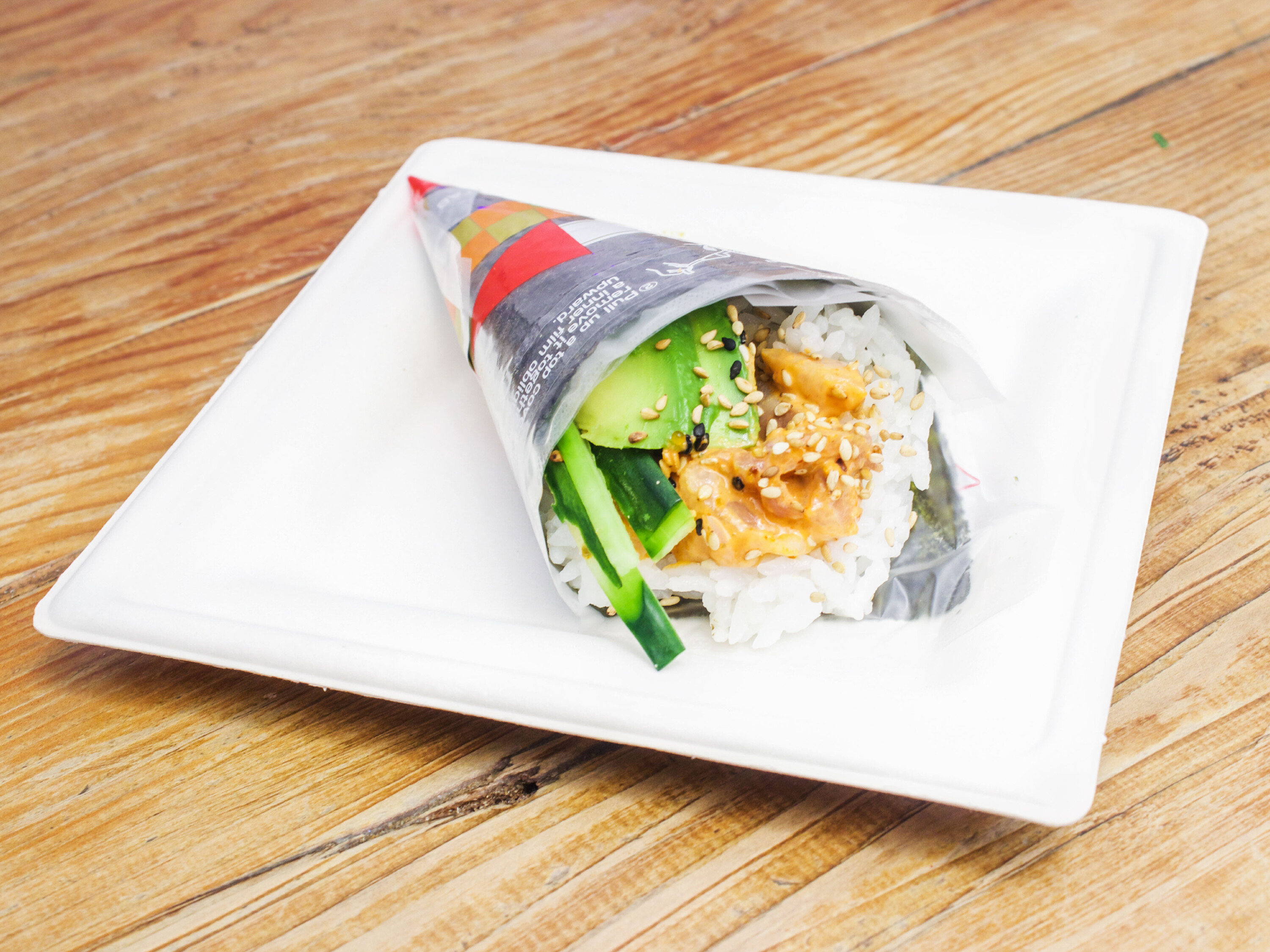 Order Spicy Hamachi Hand Roll food online from Umi Hand Roll Bar store, San Jose on bringmethat.com