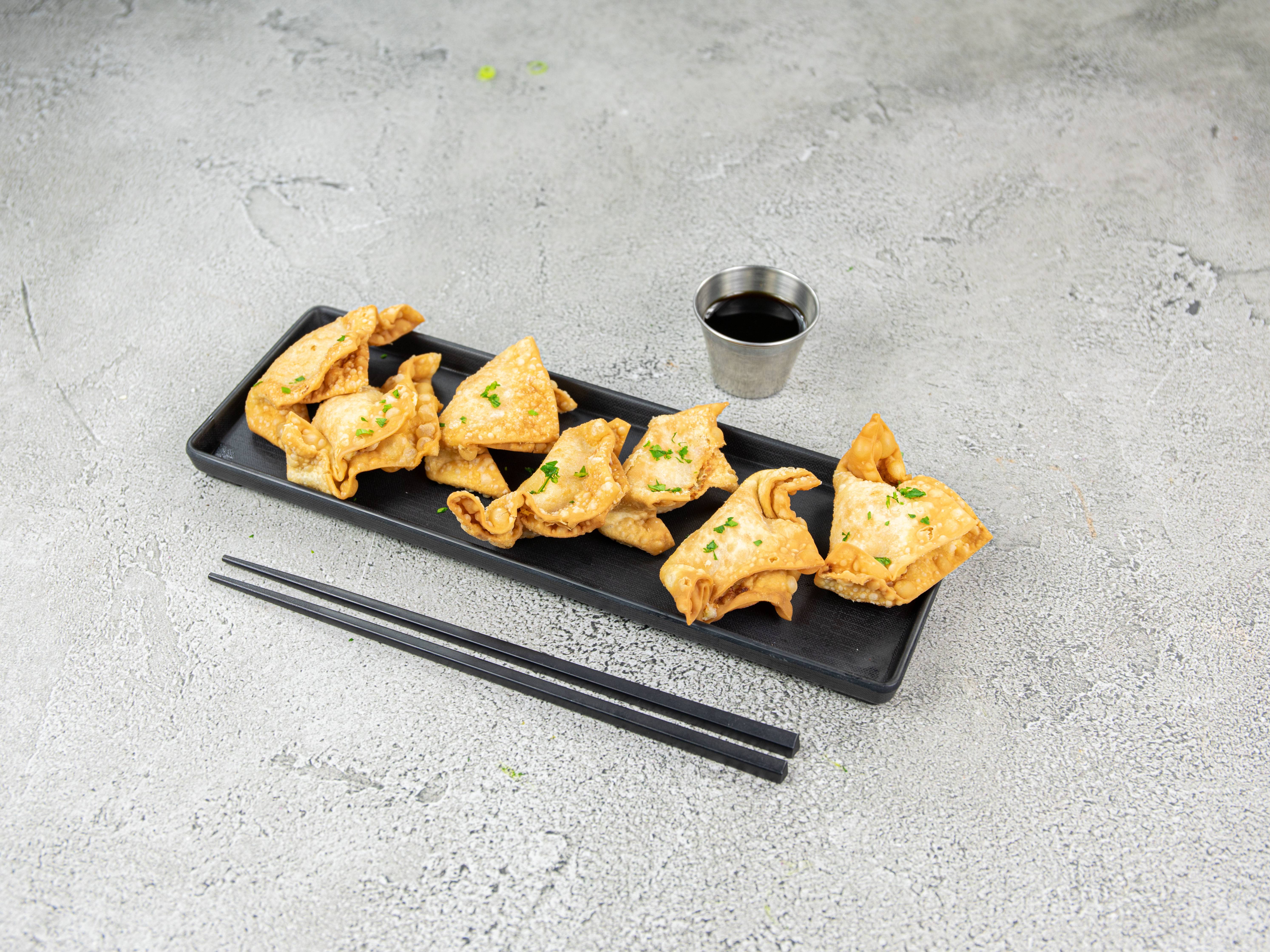 Order 7 Pieces Crab Rangoon food online from Three Gorges Chinese Cuisine store, Framingham on bringmethat.com