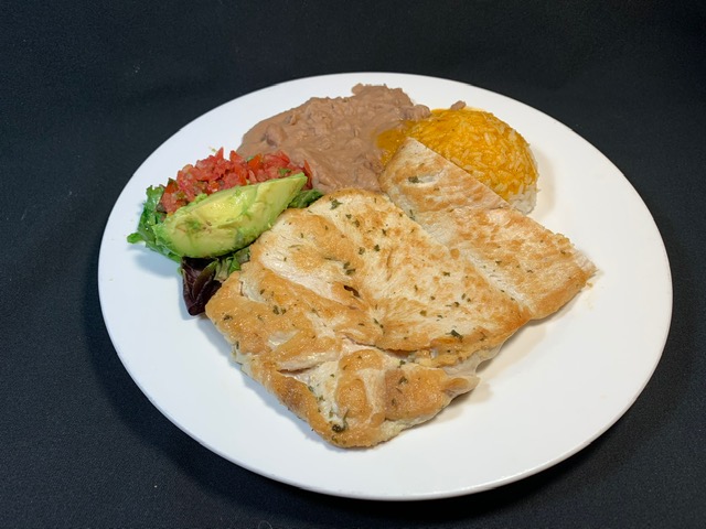 Order Meat Plate Chile verde food online from Adelita Taqueria Restaurant & Bar store, San Jose on bringmethat.com