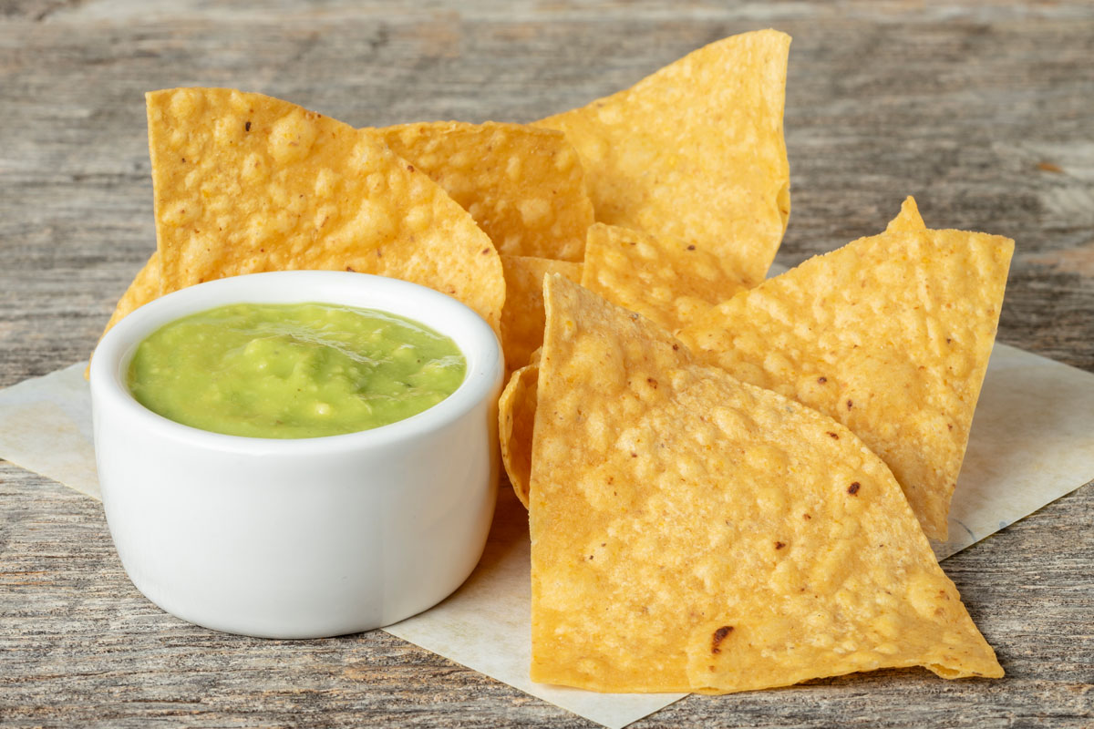Order Small Guacamole And Chips food online from Miguel Jr store, Riverside on bringmethat.com
