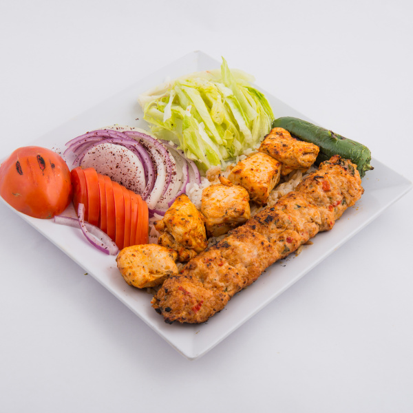 Order Mix Chicken Kebab and Chicken Adana Kebab food online from Mangal Kabob  store, Sunnyside on bringmethat.com
