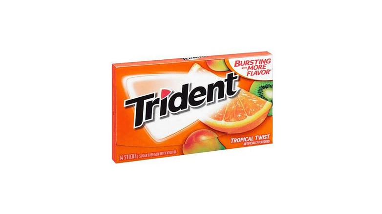 Order Trident Tropical Twist Sugar Free Gum food online from Shell Rock Spring store, Bel Air on bringmethat.com