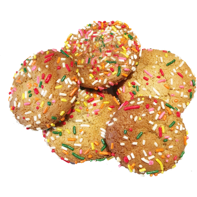Order Mini Rainbow Sprinkle Cookie food online from Hot Cookie store, San Francisco on bringmethat.com