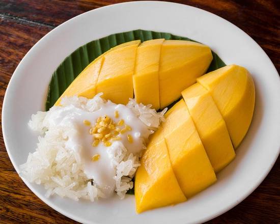 Order Mango Sticky Rice food online from Isaan Station Thai Street Food store, Los Angeles on bringmethat.com