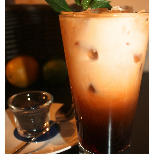 Order B17. Thai Iced Tea food online from Nam's Noodle store, Madison on bringmethat.com