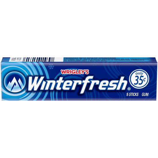 Order Wrigley'S Winterfresh Chewing Gum, 5 Stick Pack food online from Exxon Food Mart store, Port Huron on bringmethat.com