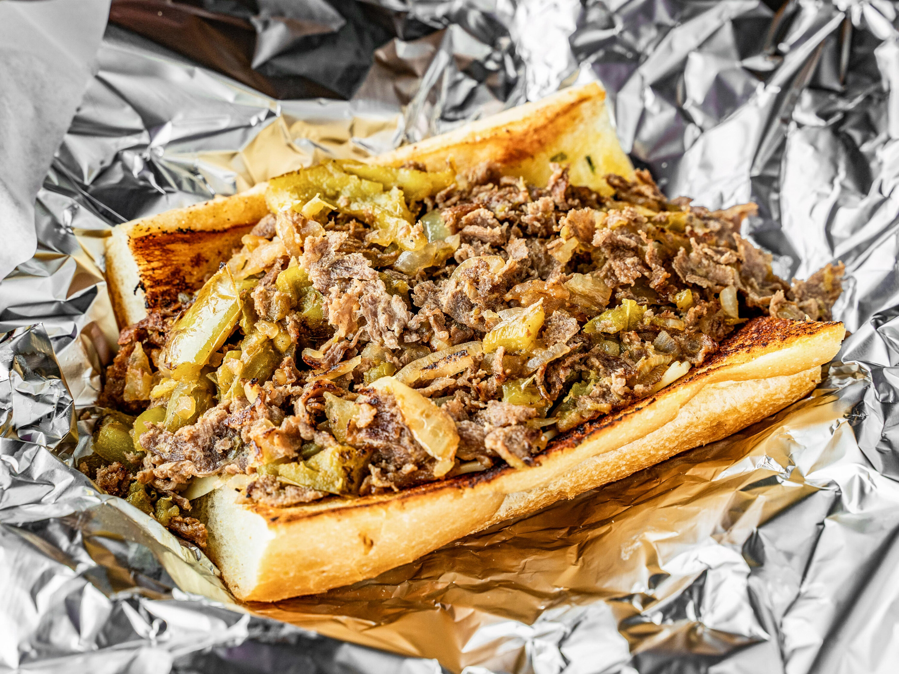 Order Philly Steak Sandwich food online from Johnny's Red Hots store, Naperville on bringmethat.com