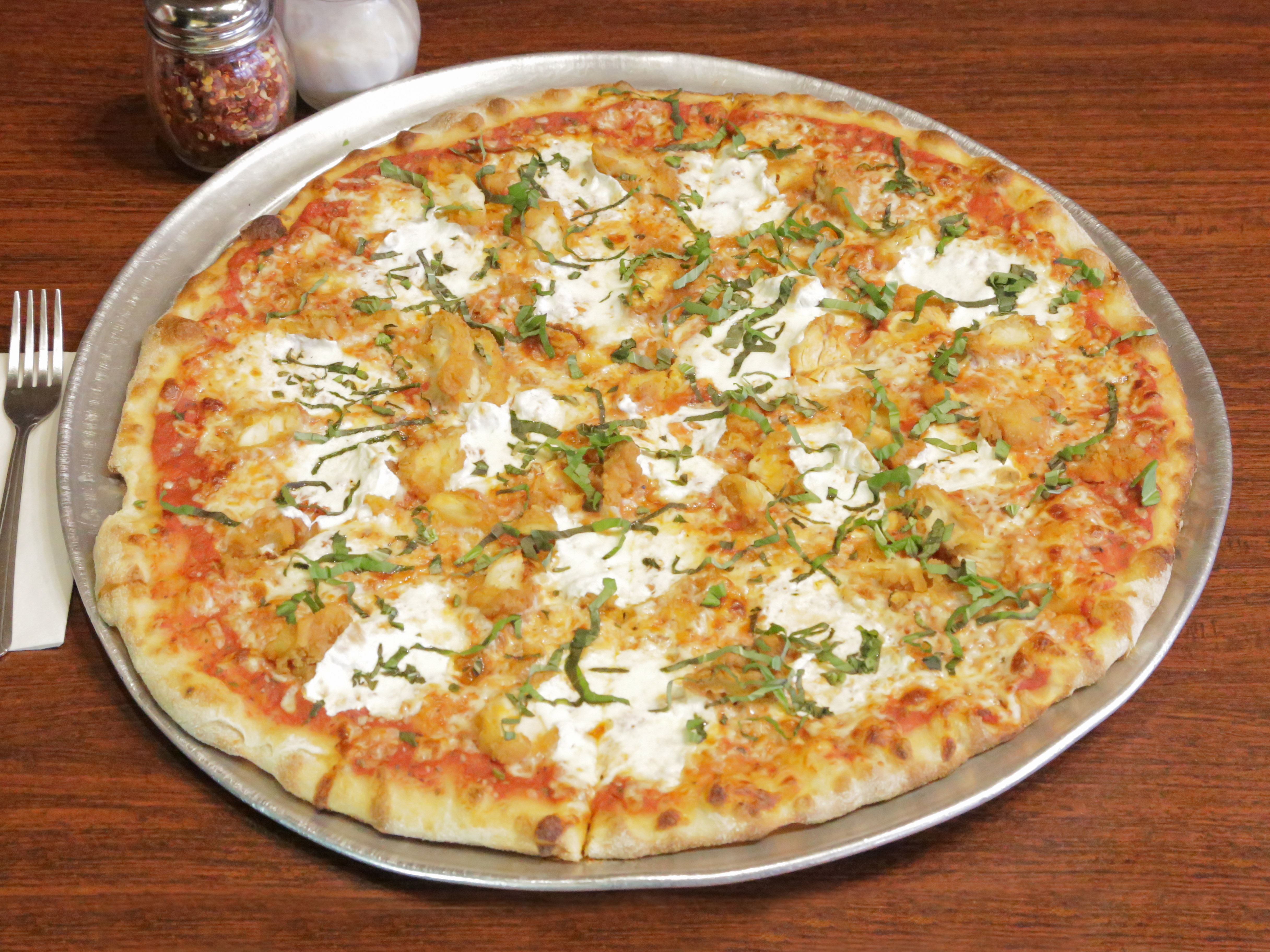 Order 14. Danny the Mailman Pizza food online from Schoolhouse Pizza store, Quincy on bringmethat.com