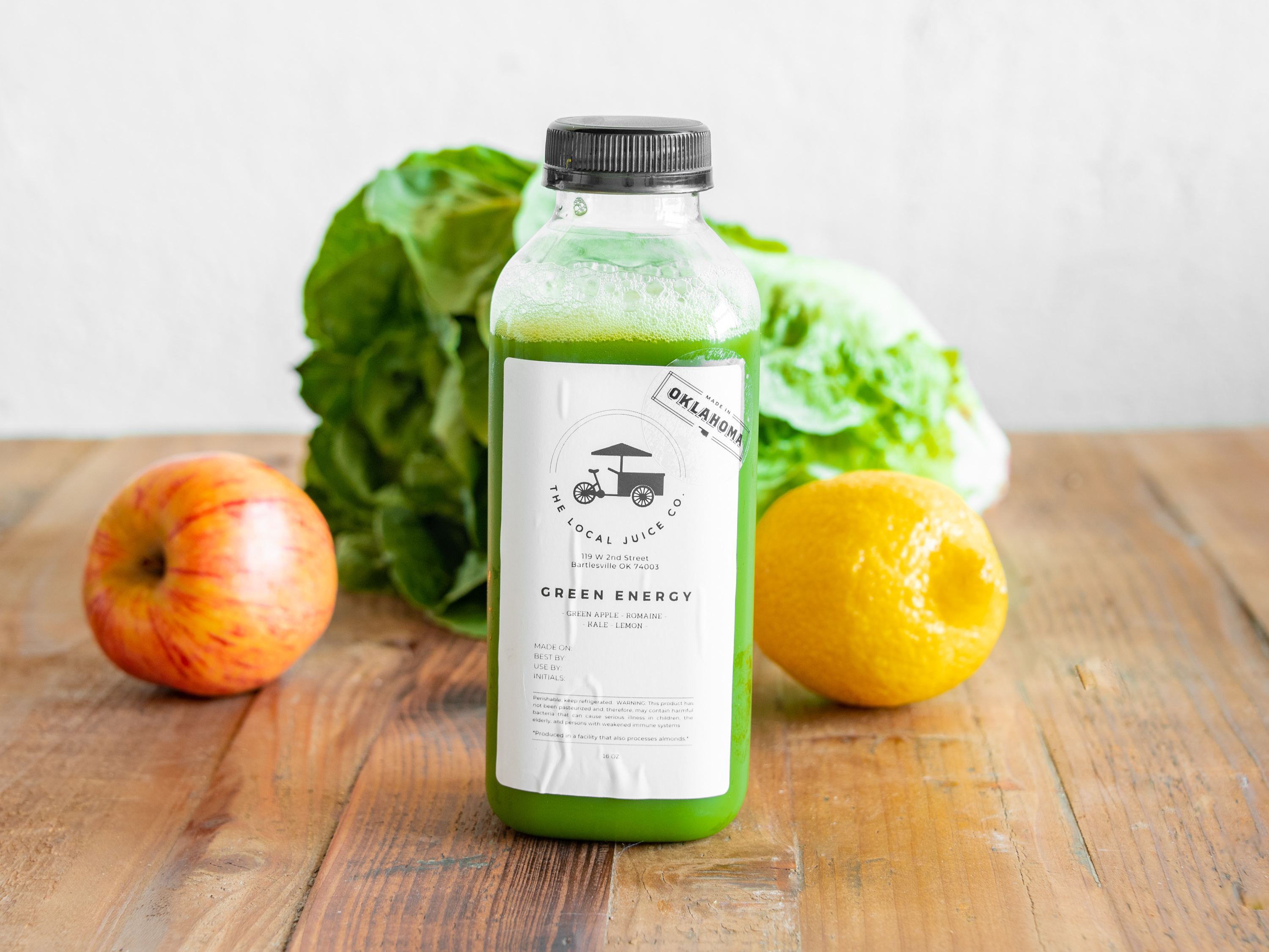 Order Green Energy Juice food online from Local Juice Company store, Bartlesville on bringmethat.com