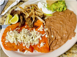 Order Enchiladas Potosinas food online from Las Fuentas Taqueria store, Houston on bringmethat.com