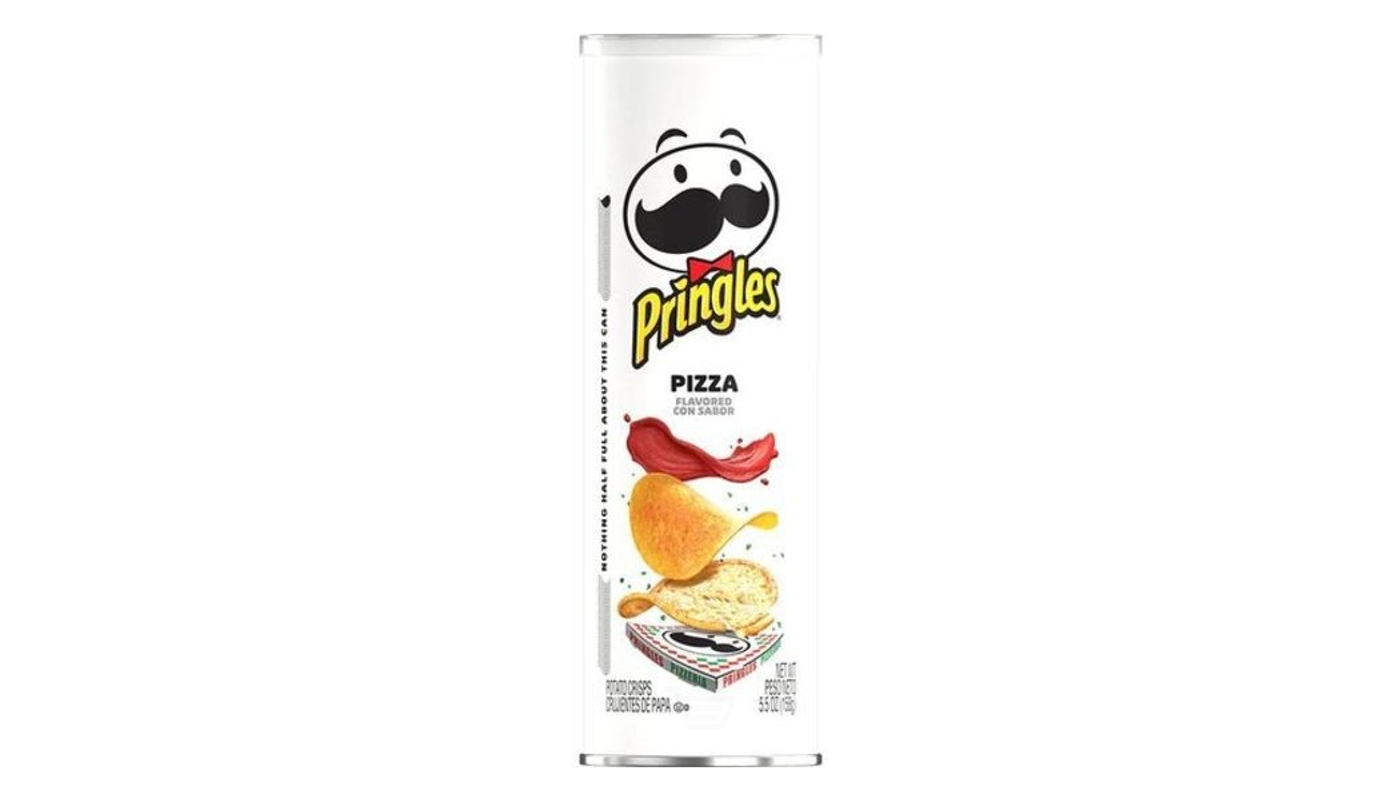 Order Pringles Pizza Flavored Chips 5.5oz Can food online from Village Commons Liquor store, Camarillo on bringmethat.com