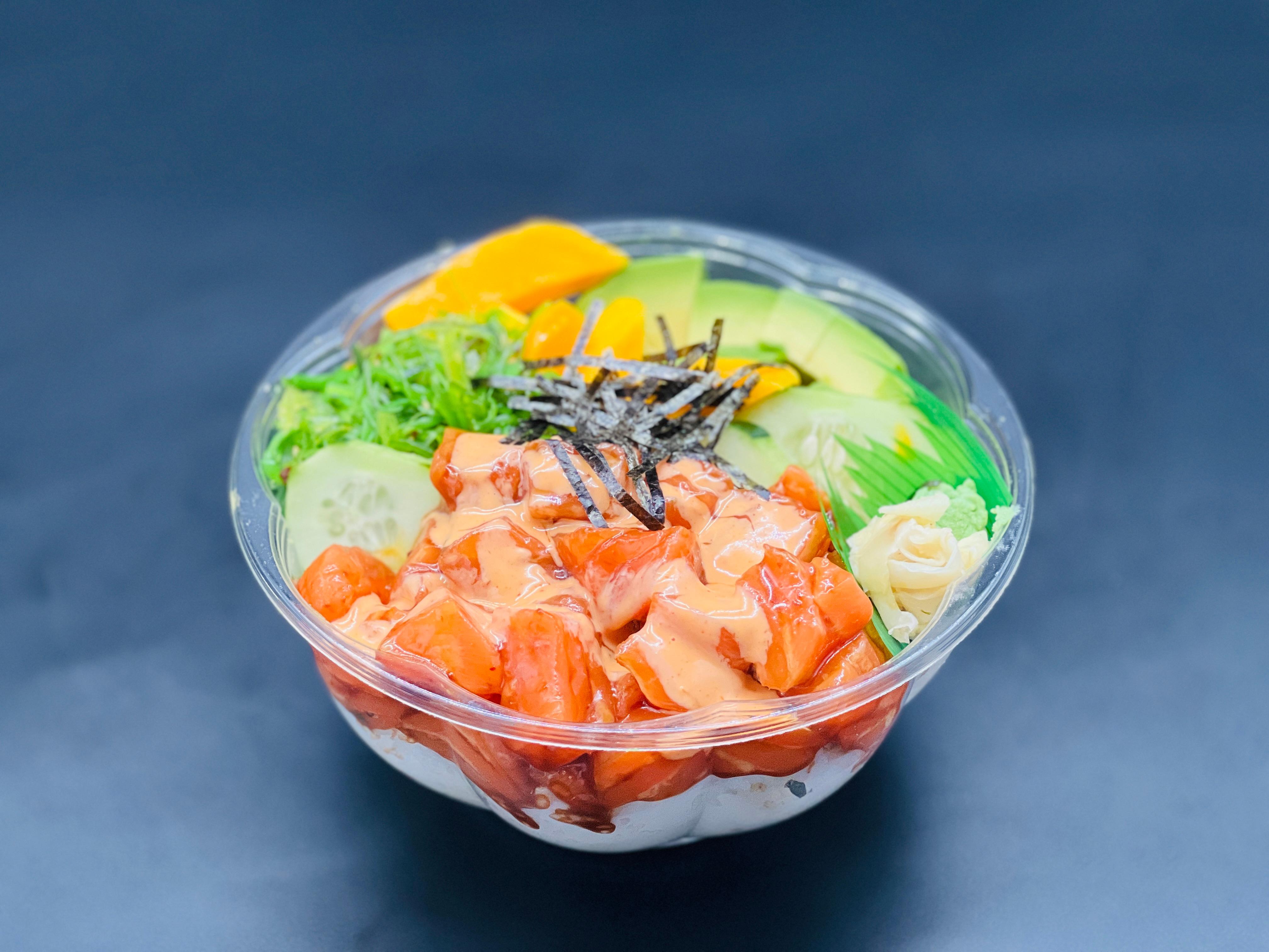 Order Salmon Poke Bowl food online from I Sushi Inc. store, Ridgewood on bringmethat.com