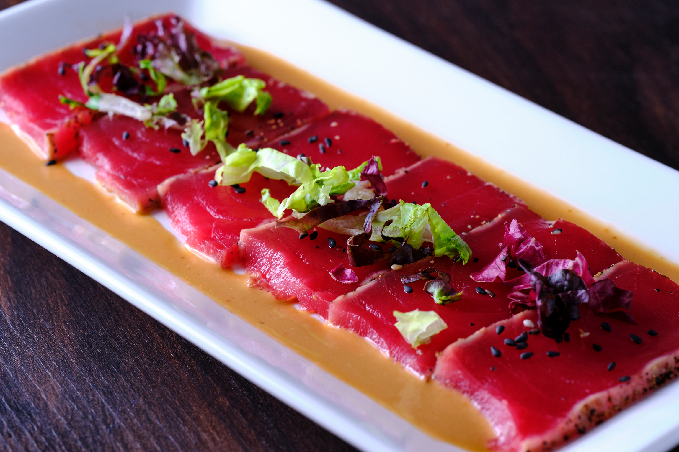 Order Seared Tuna food online from Suguni Sushi store, Chicago on bringmethat.com
