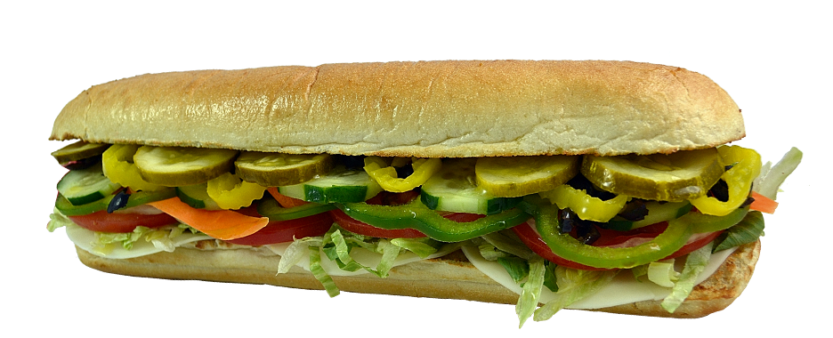 Order Veggie Sub food online from Larry's Giant Subs store, Jacksonville on bringmethat.com
