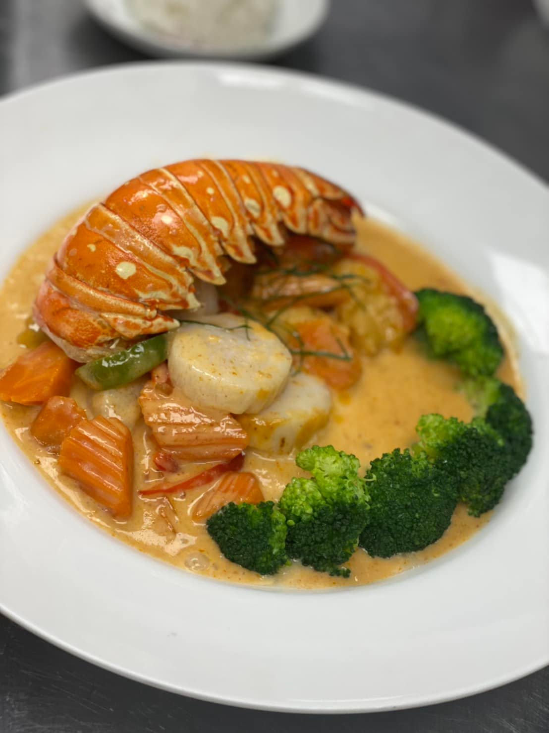 Order Panang Lobster and Scallop Special food online from The Connection Thai Sushi store, Henderson on bringmethat.com
