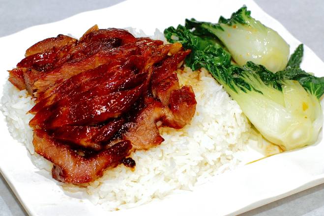 Order Roasted Pork on Rice 叉燒飯 food online from Peking kitchen store, Brooklyn on bringmethat.com