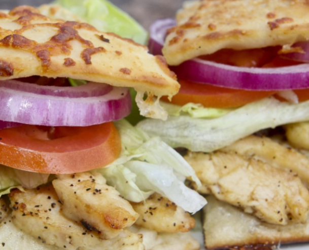 Order Roasted Chicken Sandwich food online from Ciros Pizza Cafe store, Citrus Heights on bringmethat.com