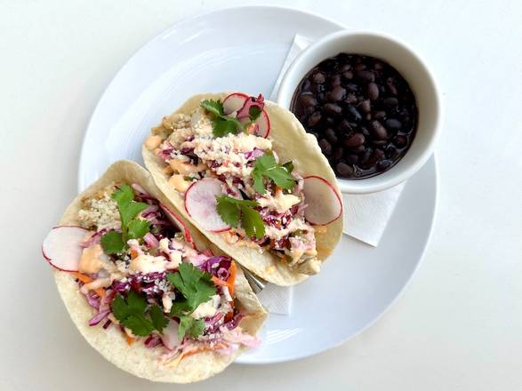 Order Tomatillo Chicken Tacos food online from Dish Society store, Houston on bringmethat.com