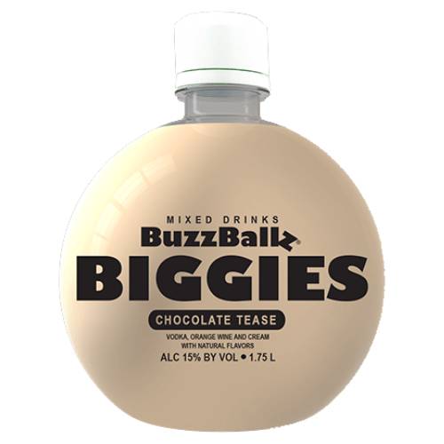 Order BuzzBallz Biggies - Choc Tease - 1.75ml/Single food online from Bottle Shop & Spirits store, Los Alamitos on bringmethat.com