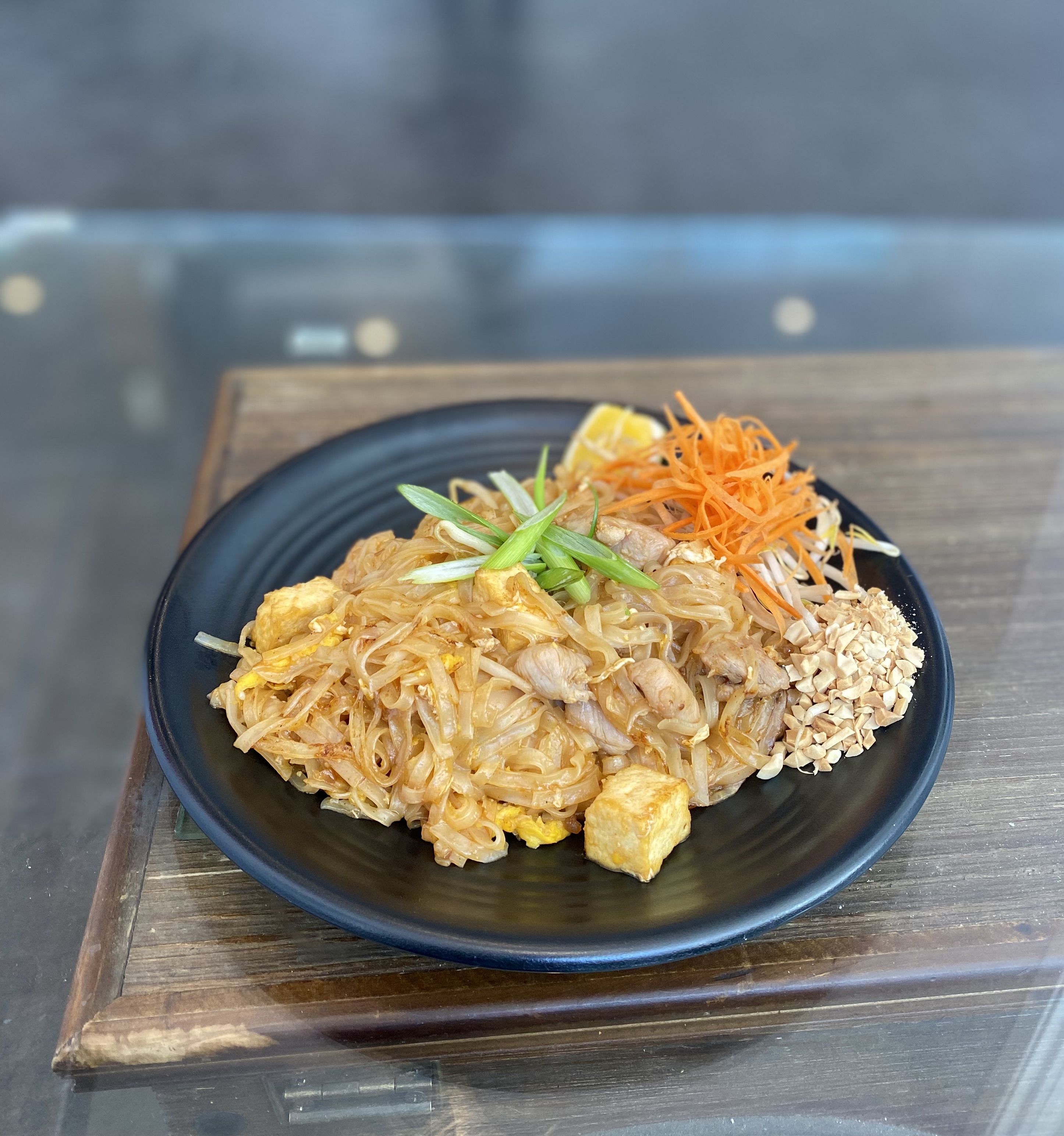 Order N1. Pad Thai food online from Brew Cafe store, Redwood City on bringmethat.com