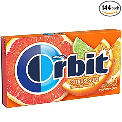 Order Orbit Citrus Gum food online from Friends Snacks store, San Francisco on bringmethat.com