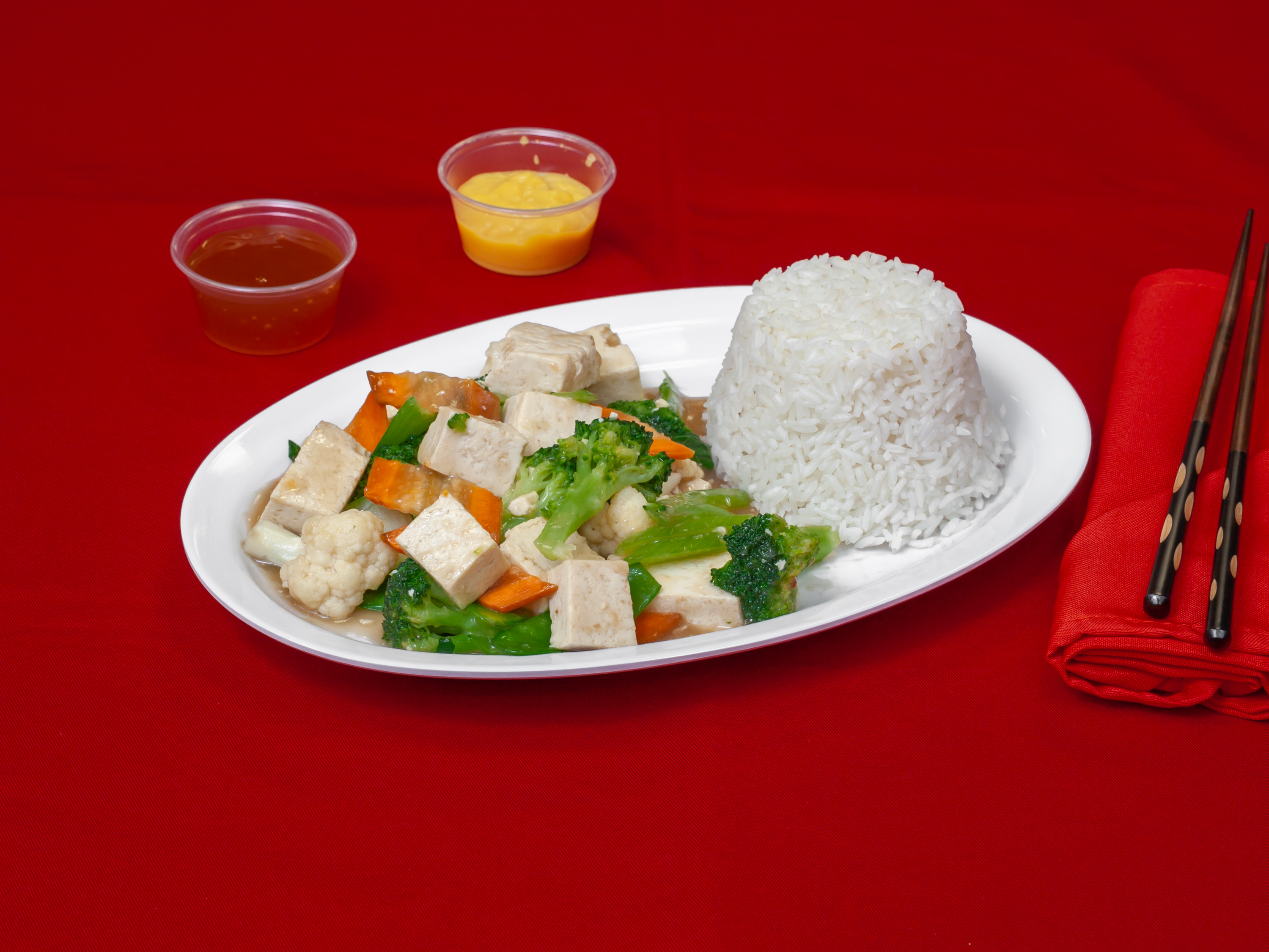 Order Tofu With Vegetables food online from Silk Road store, Chicago on bringmethat.com
