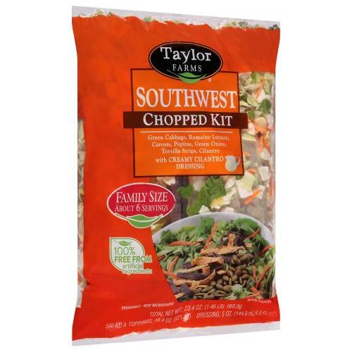Order Taylor Farms · Southwest Chopped Salad Kit (23.4 oz) food online from Safeway store, Colorado Springs on bringmethat.com