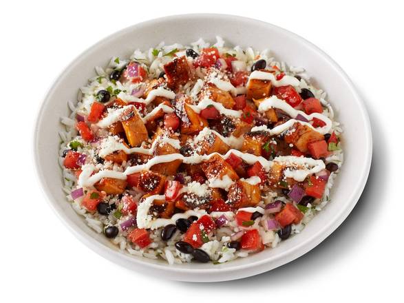 Order Cholula® Hot & Sweet Chicken Bowl food online from Qdoba Mexican Eats store, Beckley on bringmethat.com