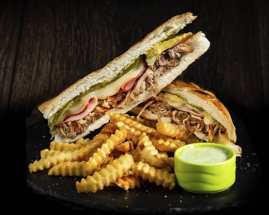 Order Cuban Sandwich Combo food online from Dcuban Cafe store, Norcross on bringmethat.com