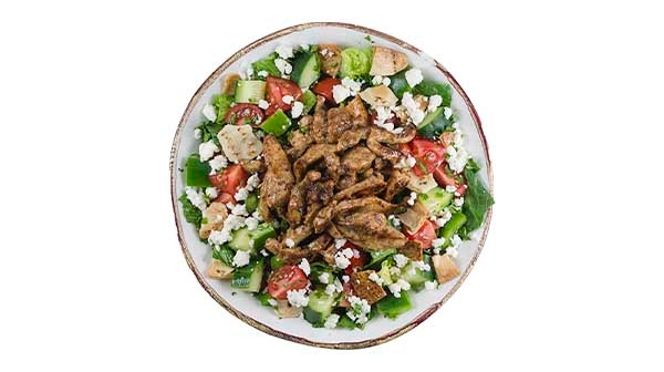 Order Chicken Feta Fattoush food online from Anita's Kitchen store, Orion charter Township on bringmethat.com