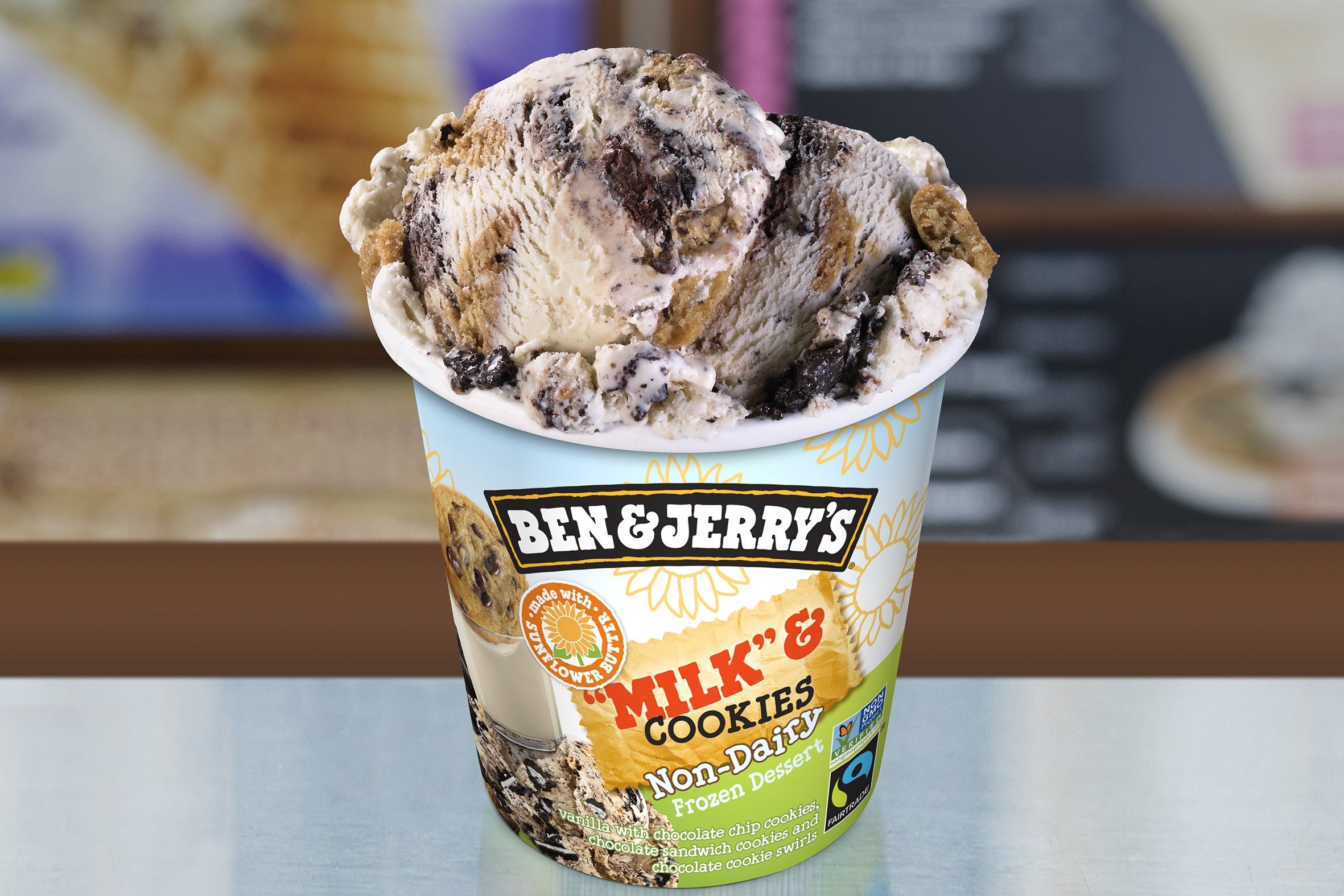 Order "Milk" ＆ Cookies Non-Dairy food online from Ben & Jerry's store, Plano on bringmethat.com
