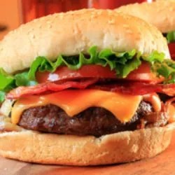 Order 1/4 lb. Cheeseburger food online from Max's Dawg House store, Libertyville on bringmethat.com