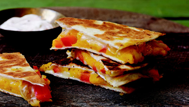 Order Quesadillas food online from Goldie's Deli and Restaurant store, Strongsville on bringmethat.com