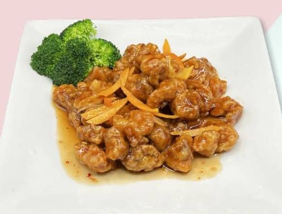 Order H8.Orange Chicken food online from Green Basil Asian Fusion Restaurant store, Lilburn on bringmethat.com