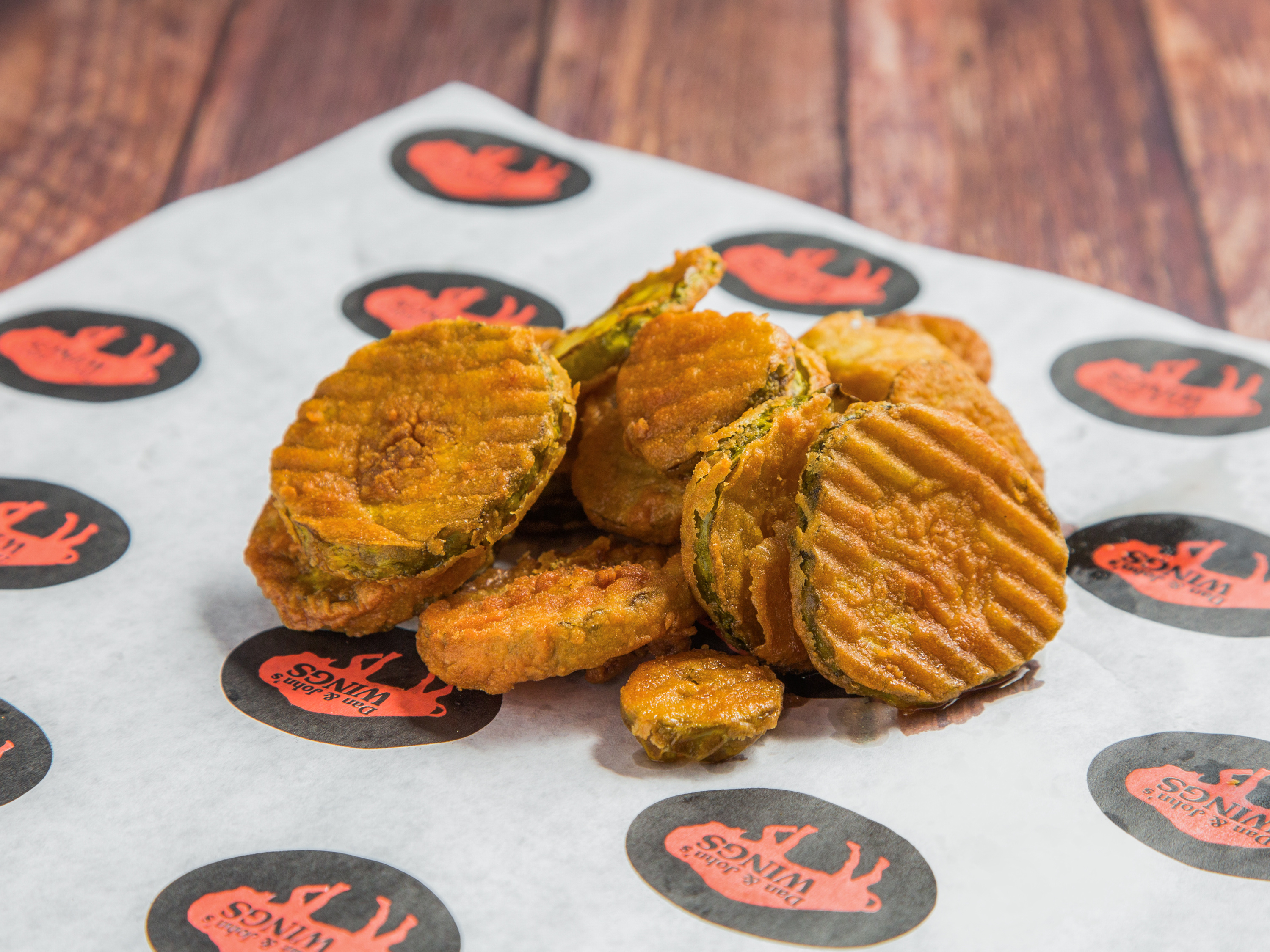 Order Fried Pickle Chips food online from Dan And John's Wings store, New York on bringmethat.com