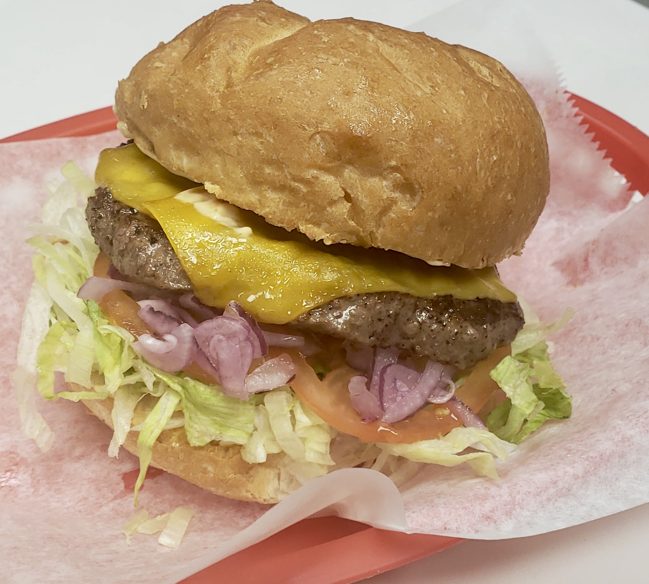 Order 1/3 lb. Donny Brasco Burger food online from Marco Italian Deli store, Buffalo on bringmethat.com