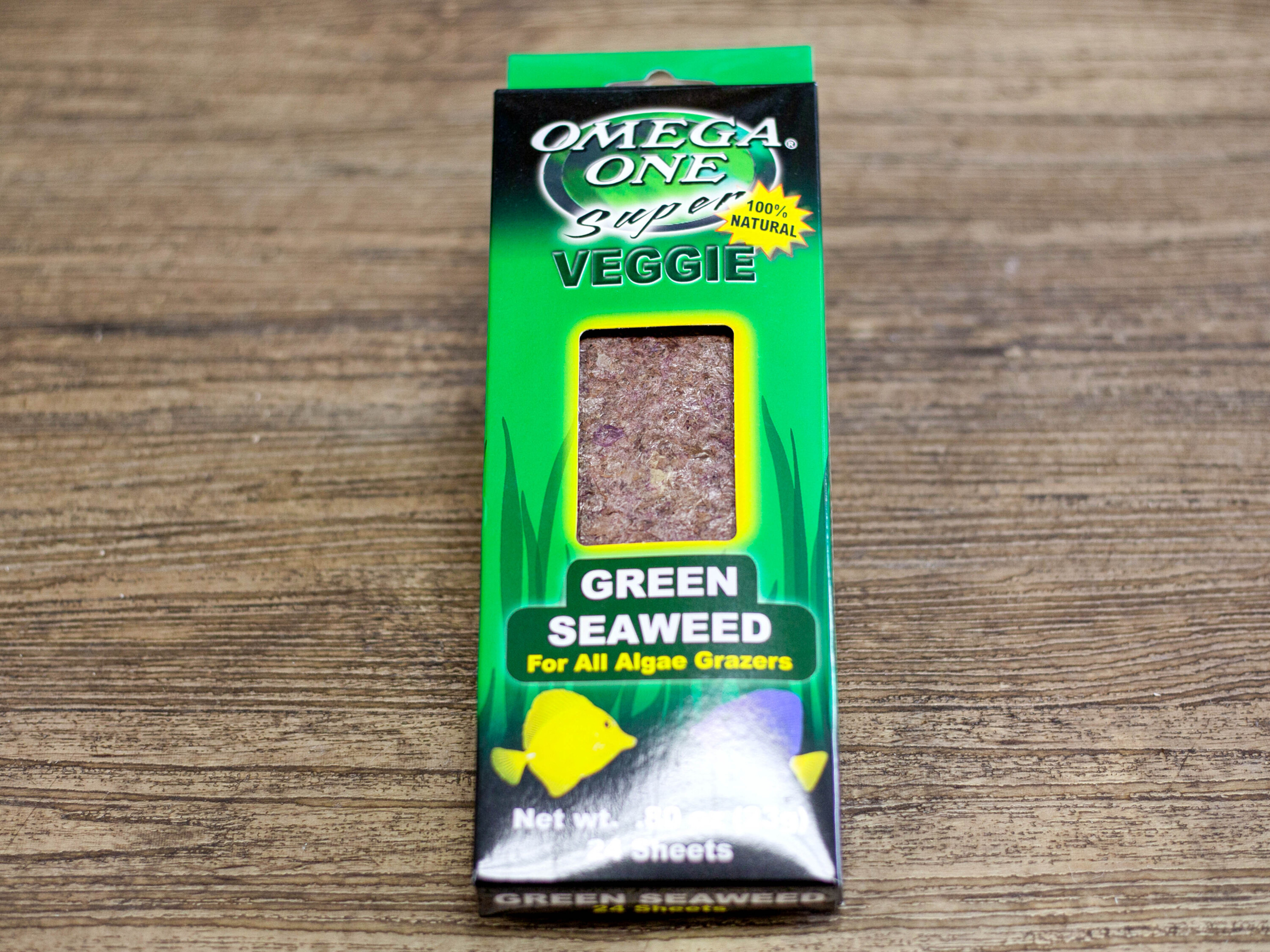 Order Omega Sea, Ltd - Green Seaweed 24 Sheet food online from Park Pet Shop store, Chicago on bringmethat.com