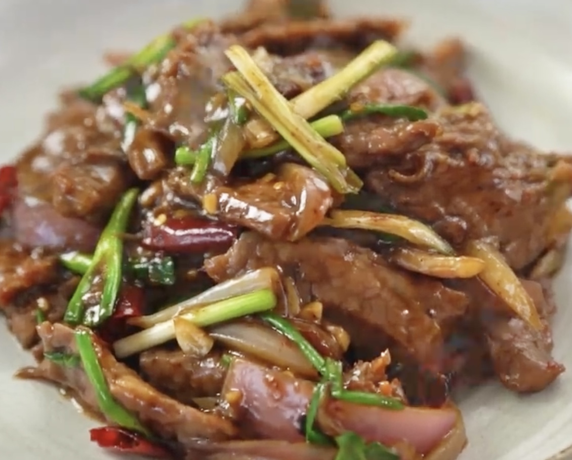 Order Mongolian Beef food online from Rice & Noodles Chinese Kitchen store, Bellevue on bringmethat.com