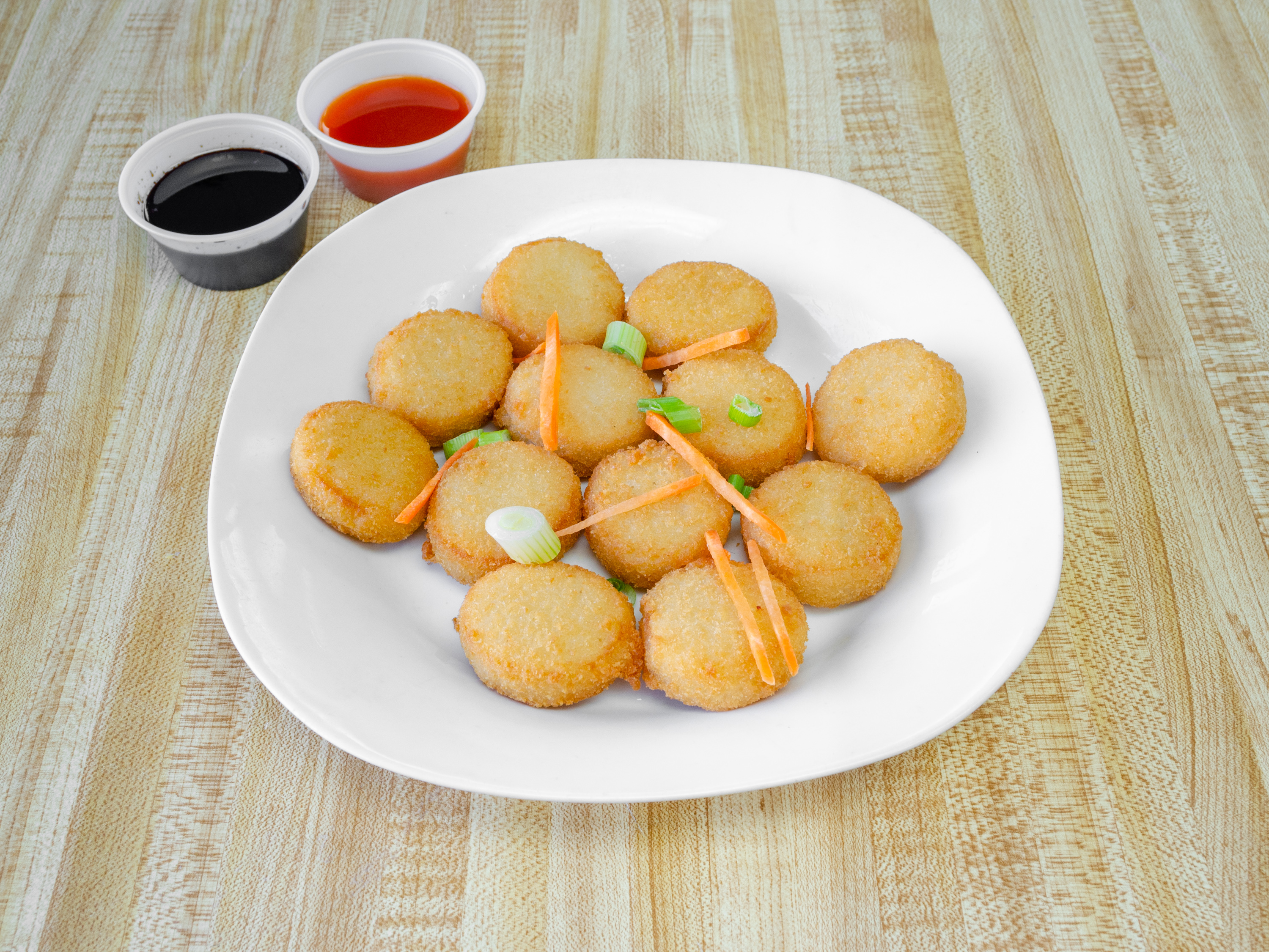 Order A8. Fried Scallops  food online from Chinatown Restaurant store, New Rochelle on bringmethat.com