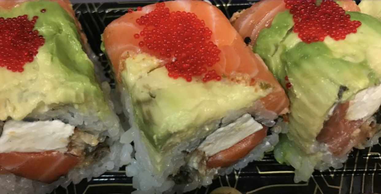 Order Salmon Lover Roll food online from Abeca sushi store, New York on bringmethat.com