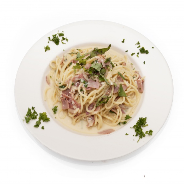 Order Pasta Carbonara food online from Two Guys From Italy store, Glendale on bringmethat.com