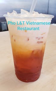 Order Iced Thai Tea-Tra Thai food online from Pho L&T Vietnamese Restaurant store, Owings Mills on bringmethat.com