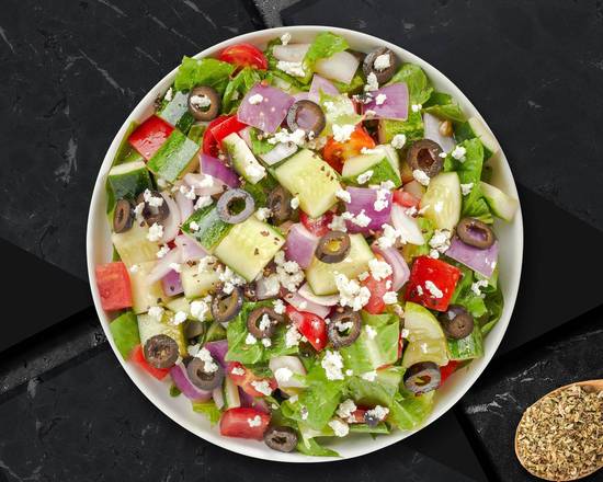 Order Greek Salad food online from Dat Pizza Dough store, Nashville on bringmethat.com