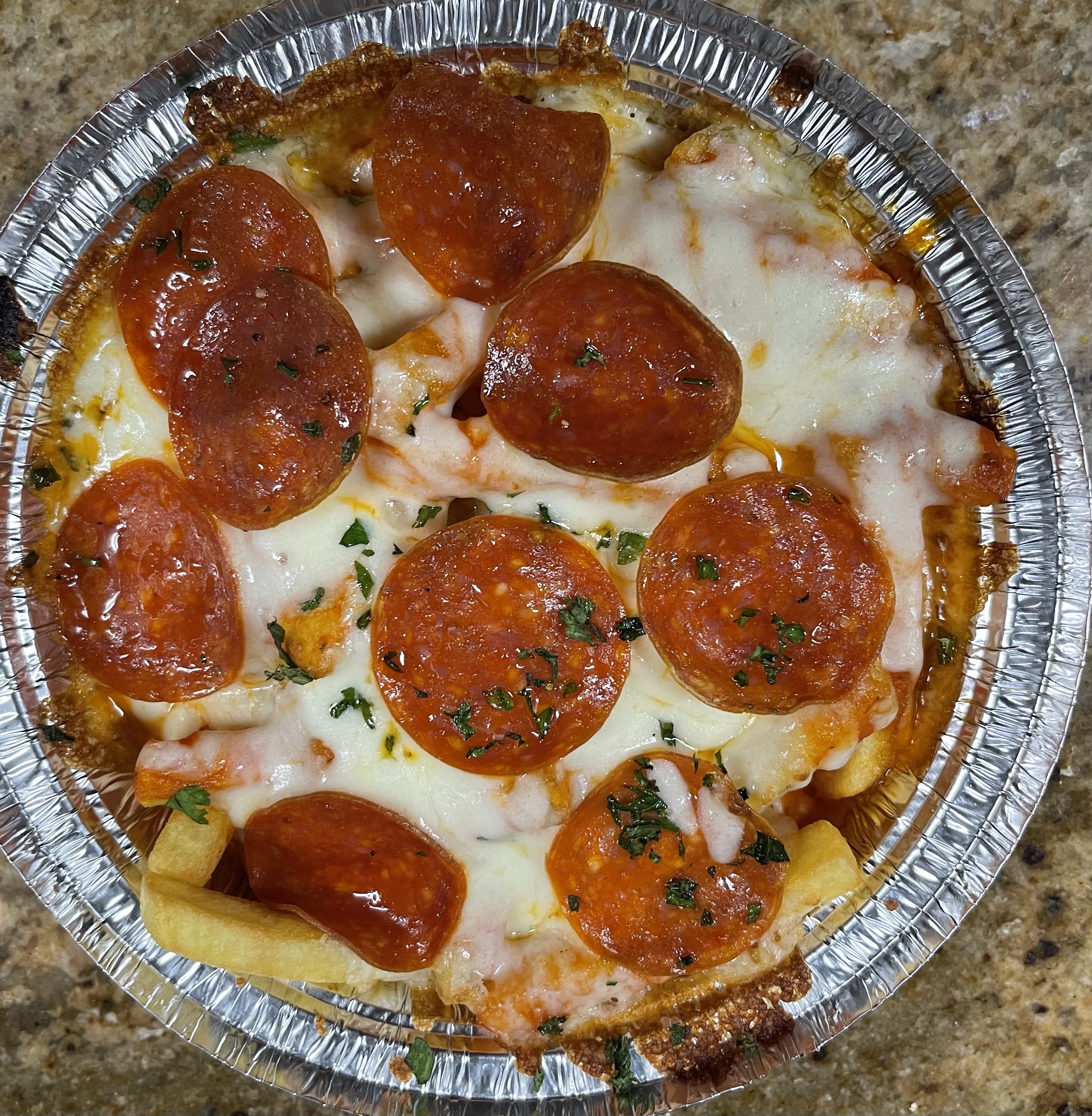 Order Vodka Pepperoni Fries food online from Two Cousins Pizza and Italian Restaurant store, Lancaster on bringmethat.com