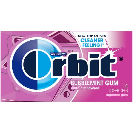 Order Orbit Sugarfree Gum Bubblemint (14 ct) food online from Rite Aid store, Yamhill County on bringmethat.com